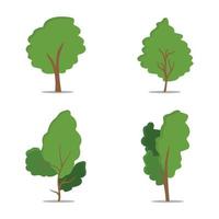 minimalista gratis árbol colección vectores