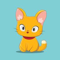 Cute cat vector pro