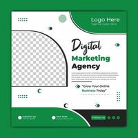 Digital Marketing Social Media Post Design vector