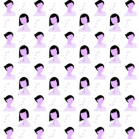 Background with illustration of women. png