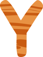 Letter Y english alphabet tree background. png