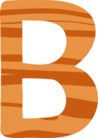 Letter B english alphabet tree background. png