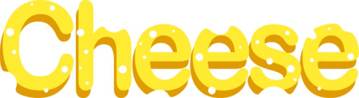 Melting Cheese Letter png