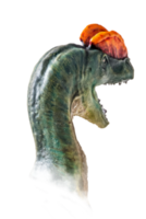 il testa di dilofosauro , dinosauro su isolato sfondo . png