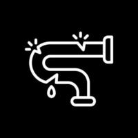 Damage Pipe Vector Icon Design