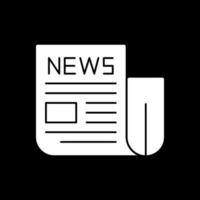 News Paper Vector Icon Design