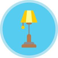 Floor Lamp Vector Icon Design