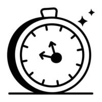 Trendy Pocket Watch vector