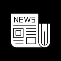 Newspaper Vector Icon Design