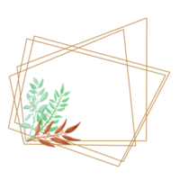 monoline element blommig png