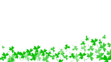 st Patricks dag png ilustration klöver blad design