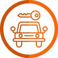 Car Rental Vector Icon Design