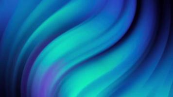 Abstract blue background. Gradient waves animation video
