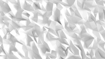 Weiß Polygon Hintergrund Design. abstrakt geometrisch Hintergrund video