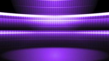 Technology background with copy space. Purple background with lights video