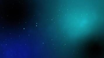 Particles on dark blue background, backdrop animation video