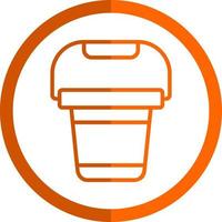 Pail Vector Icon Design