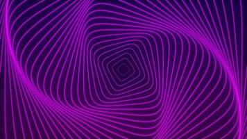 Purple spiral shape background, dark background with copy space. Motion design animation video