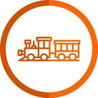 diseño de icono de vector de tren