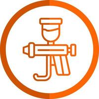 Spray Gun Vector Icon Design