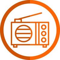 diseño de icono de vector de radio