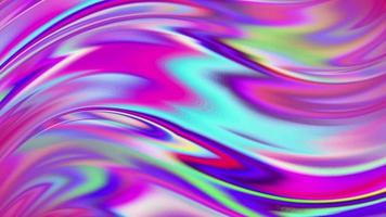 Psychedelic liquid gradient background, multicolor layout animation. Bright colorful design video