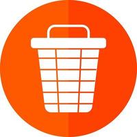 Trash Bin Vector Icon Design