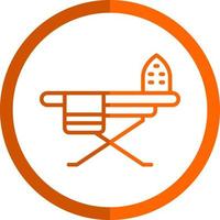 Ironing Board Vector Icon Design