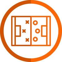 Hockey Field Vector Icon Design