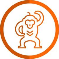 Monkey Vector Icon Design