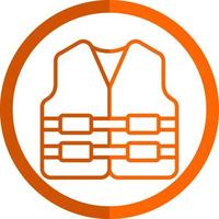 Life Jacket Vector Icon Design