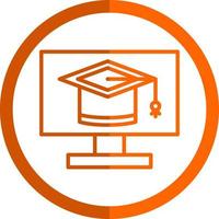 E Learning Vector Icon Design
