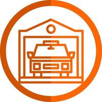 Garage Vector Icon Design