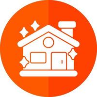 Clean House Vector Icon Design