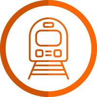 diseño de icono de vector de tren