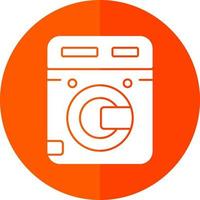 Washing Machine Vector Icon Design