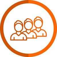Queue Vector Icon Design
