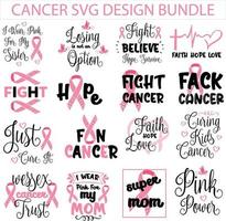 cáncer svg diseños haz vector