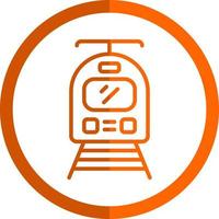 Tram Vector Icon Design