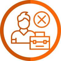 Unemployed Vector Icon Design