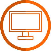 Monitor Screen Vector Icon Design