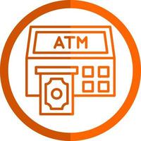 Atm Machine Vector Icon Design