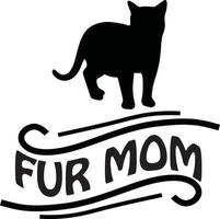 diseño de svg de gato vector