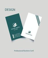 Business template card design and visiting card design vector