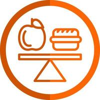 Balanced Diet Vector Icon Design