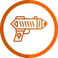 diseño de icono de vector de pistola de aturdimiento