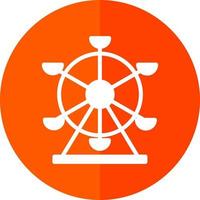 Ferris Wheel Vector Icon Design