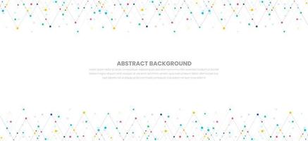abstract geometric background and connecting dots, points and lines. Digital technology Global network connection. with plexus background. Network or connection. technology science background. vector