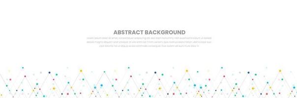 abstract geometric background and connecting dots, points and lines. Digital technology Global network connection. with plexus background. Network or connection. technology science background. vector