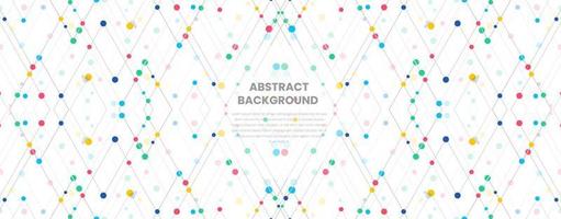 abstract geometric pattern background and connecting dots, points and lines. Digital technology Global network connection. with plexus background. Network or connection. technology science background. vector